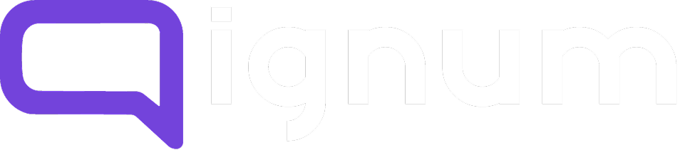 Logo Ignum (tema escuro)